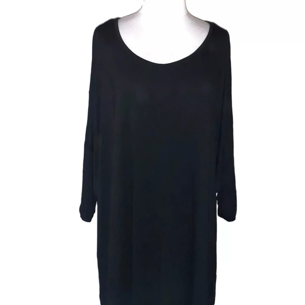 Zim & Zoe Black tunic shirt